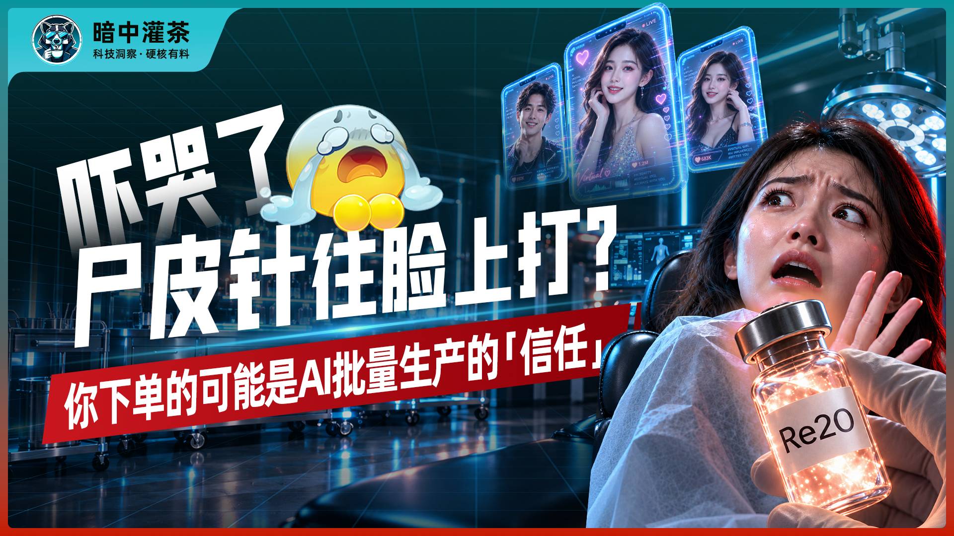 吓哭了，尸皮针往脸上打？你下单的可能是AI批量生产的“信任”