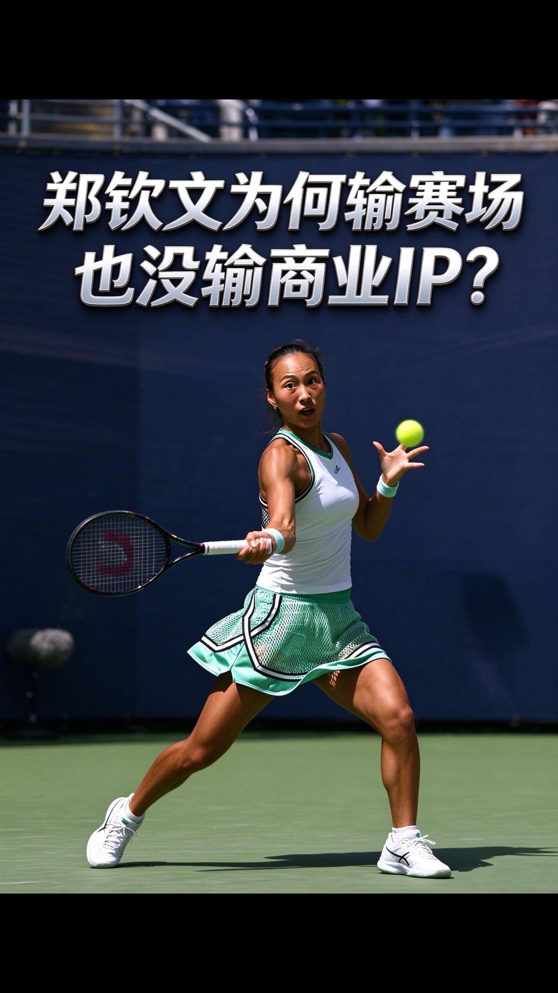 郑钦文为何输赛场也没输商业IP?