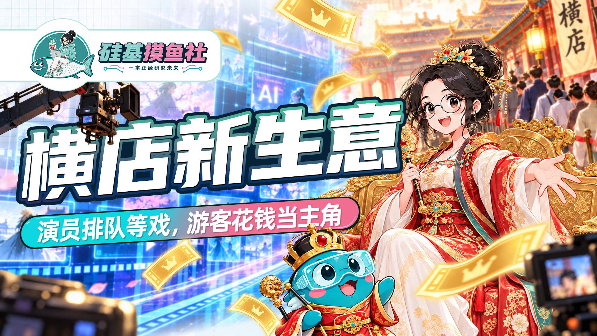 横店新生意 AI时代演员排队等戏，游客花钱演主角