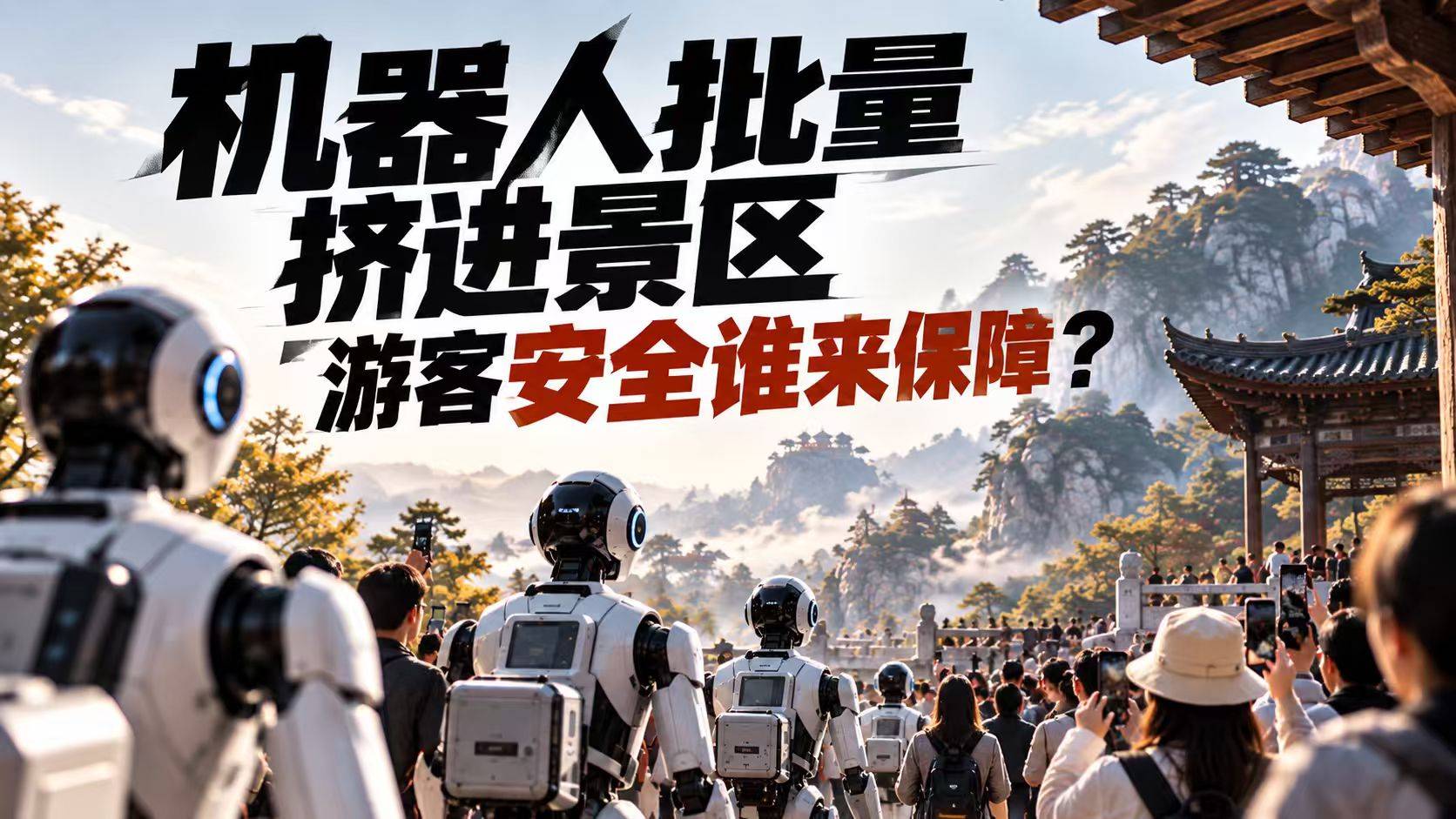 国庆景区机器人集体出道？才艺可以整活，安全可别随缘！