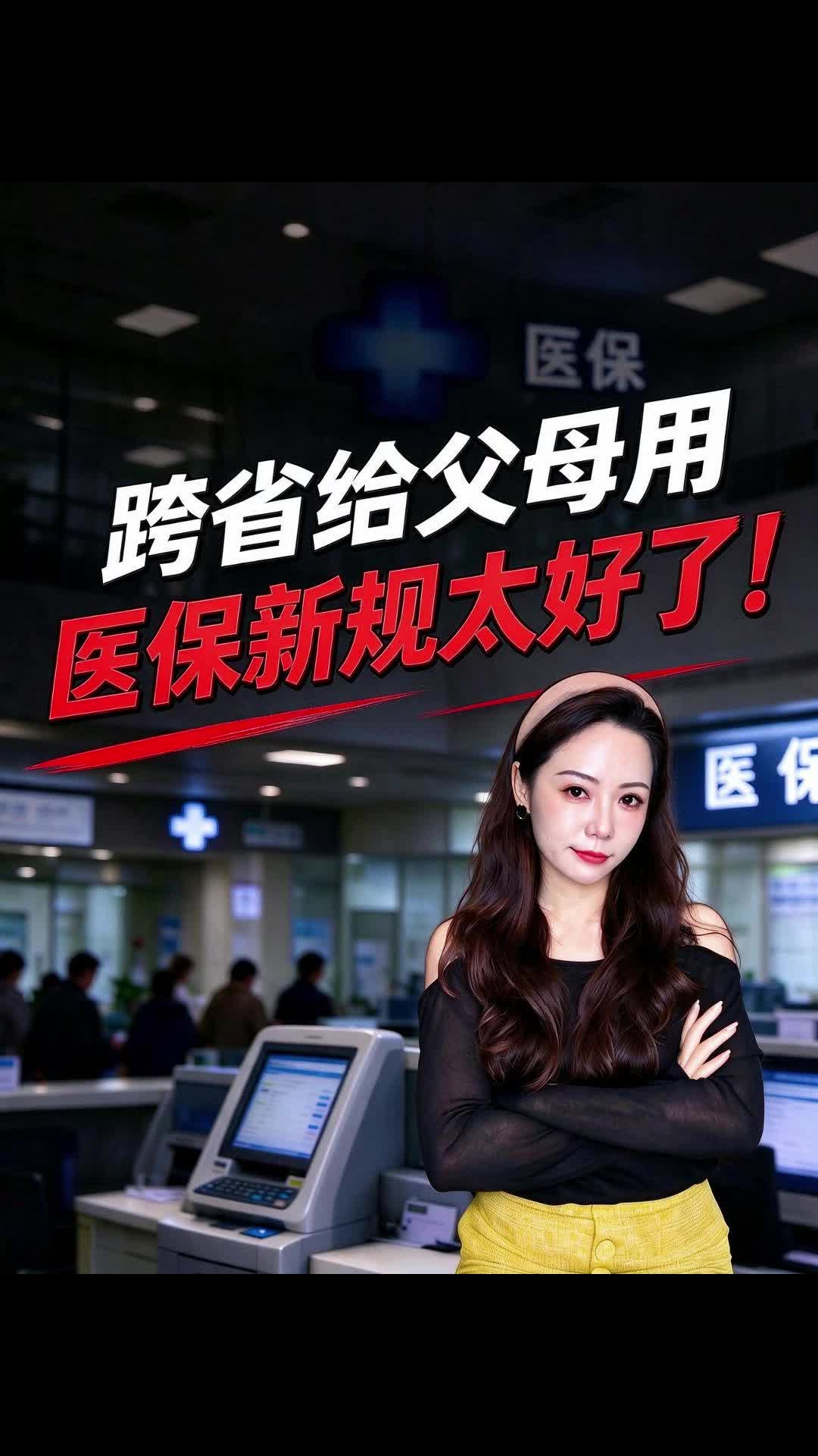 跨省给父母用 医保新规太好了！